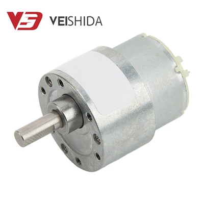 37 ملی میٹر گیئر باکس میں کمی 24v 500 الیکٹرک مائیکرو ڈی سی موٹر
